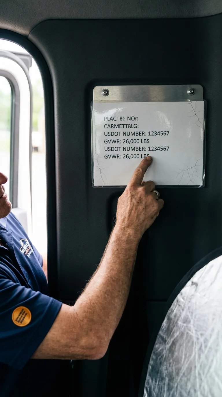 USDOT licensing placard verification in San Marino
